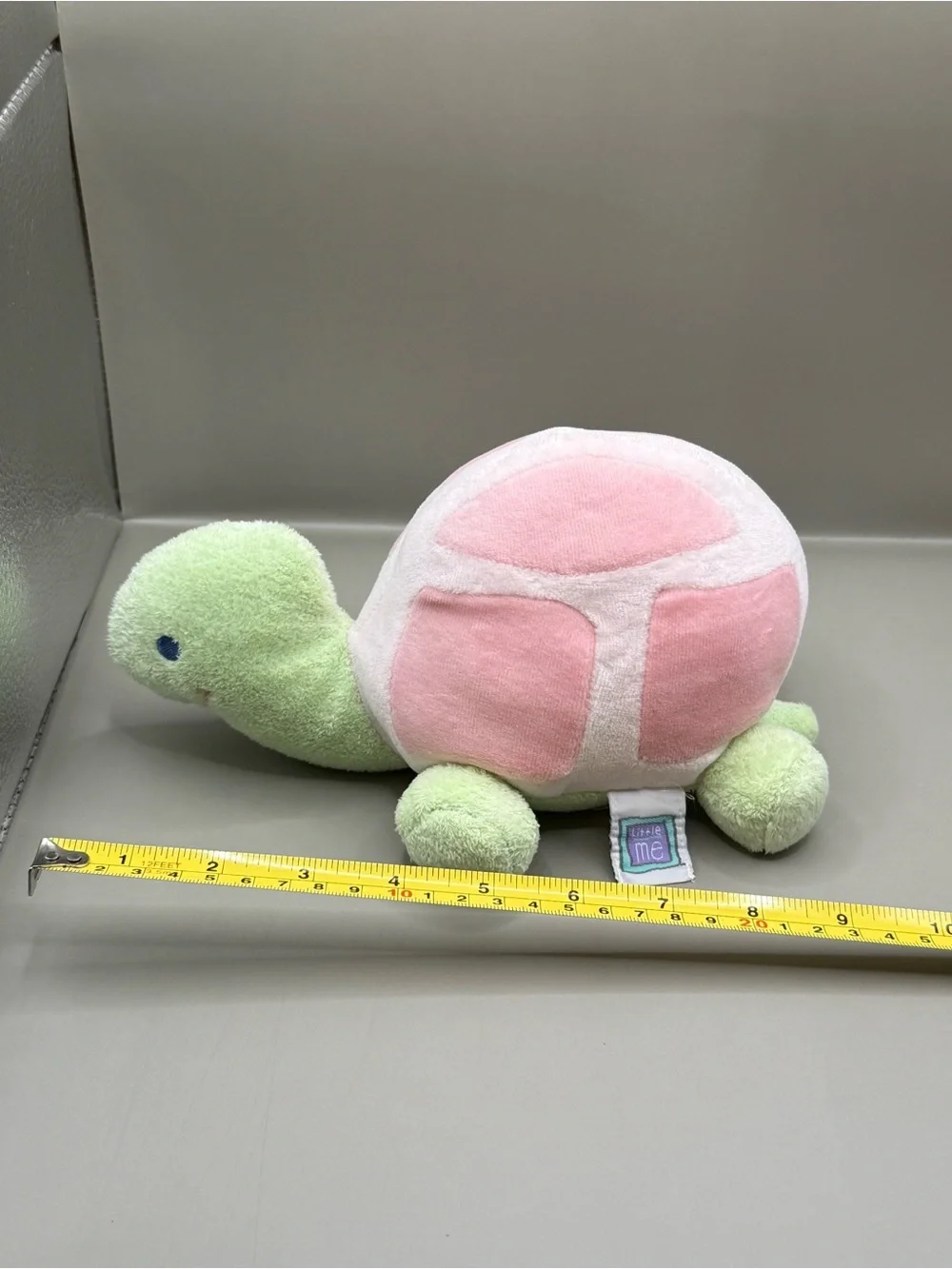 Vintage Little Me Pastel Baby Turtle Plush Stuffed Animal